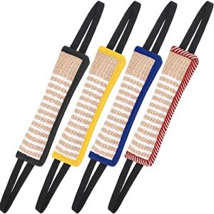 Christmas Dog Tug Toys - 4 Pack with Handles