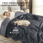 Waterproof Reversible Pet Blanket for Dogs and Cats