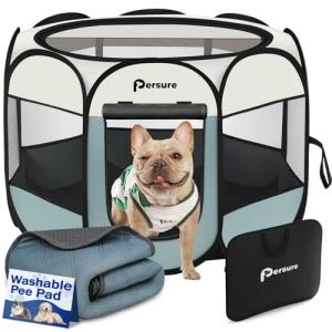 Portable Dog Playpen for Indoor and Outdoor Use