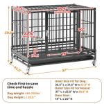 Heavy Duty 37-Inch Stackable Dog Crate