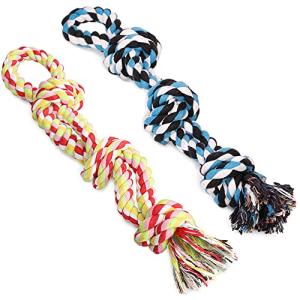 UPSKY Nearly Indestructible Dog Rope Toys Set