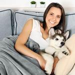 Waterproof Reversible Pet Blanket - 50x60 Inch