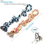 UPSKY Nearly Indestructible Dog Rope Toys Set
