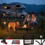 Portable 32" Dog Playpen for Indoor and Outdoor