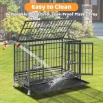 Heavy Duty 37-Inch Stackable Dog Crate