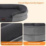Orthopedic Gel Memory Foam Dog Bed - Medium