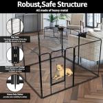 Heavy Duty 8-Panel Dog Playpen with Storage Bag