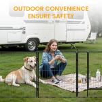 32-Inch 8-Panel Dog Playpen for Indoor/Outdoor Fun