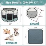 Portable Dog Playpen for Indoor and Outdoor Use