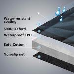 Waterproof Dog Car Seat Cover with Mesh Window