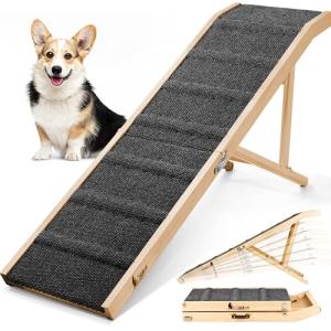 Foldable Dog Ramp for Beds and Cars