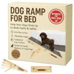 Adjustable Wooden Dog Ramp for Couch and Car