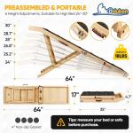 Foldable Dog Ramp for Beds and Cars