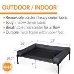 K&H Cooling Elevated Dog Cot Bed - Medium