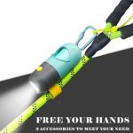 LED Dog Poop Bag Holder with Hands-Free Clip