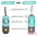 LED Dog Poop Bag Holder with Hands-Free Clip
