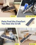 iPetba Adjustable Dog Ramp - Joint Support for Small Dogs