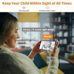 2K Indoor Pet Camera with Night Vision & Audio