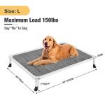 Veehoo Chew-Proof Elevated Dog Bed - Large