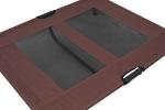 BIRDROCK HOME Elevated Dog Cot in Brown