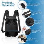 YUDODO Adjustable Dog Carrier Backpack for Travel