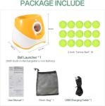 MEKAPLE Automatic Dog Ball Launcher with 15 Balls