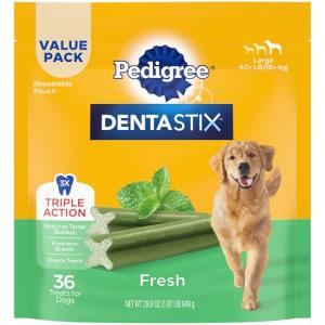 Pedigree Dentastix Large Breed Dog Treats 36ct