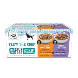 I AND LOVE AND YOU Chicken & Turkey Dog Food 6pk