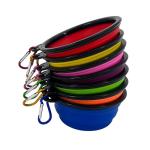 STKBES 10 Pack Portable Collapsible Dog Bowls