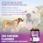 Dog Joint Support Chews with Glucosamine and MSM