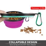 Collapsible Travel Dog Bowls - 6 Pack