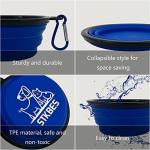 STKBES 10 Pack Portable Collapsible Dog Bowls