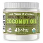 Organic Coconut Oil for Dogs and Cats, 4 oz
