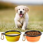 Collapsible Travel Dog Bowls - 6 Pack