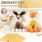 Indestructible Plush Dog Toy for Aggressive Chewers