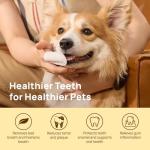 Vet-Recommended Pet Teeth Cleaning Wipes for Dogs