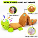 Turtle Dog Puzzle Toy - Squeaky Treat Dispenser