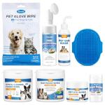Pjordo Dog Cleaning Wipes and Grooming Kit