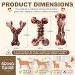 Kseroo Indestructible Bacon Chew Toys for Dogs