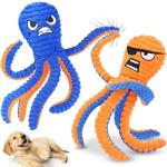 Interactive No Stuffing Dog Toys - 2 Pack