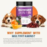 Chewable 24-in-1 Dog Multivitamins with Omega-3