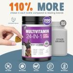 Chewable 24-in-1 Dog Multivitamins with Omega-3