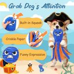 Interactive No Stuffing Dog Toys - 2 Pack