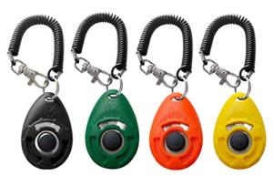 Pet Training Clicker with Wrist Strap - 4 Colors