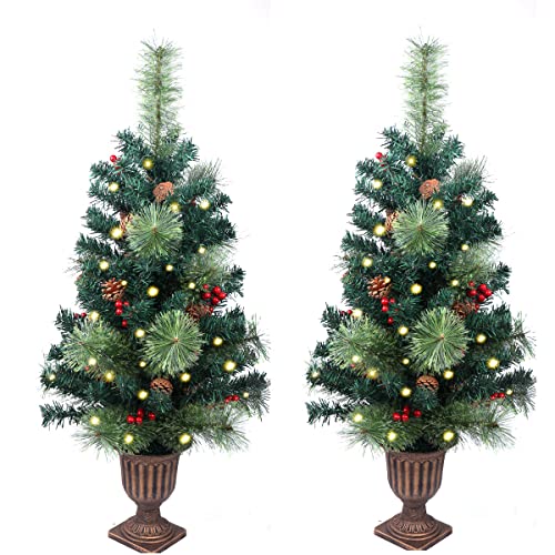 2 Pack 3FT Artificial Christmas Trees
