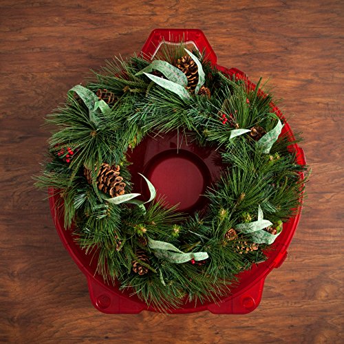 IRIS USA Wreath Storage Container, 2 Pack