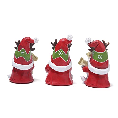 Handmade Christmas Gnome Trio Figurines