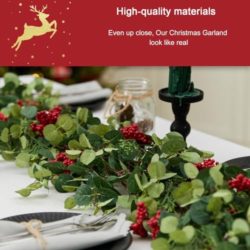 Anna's Whimsy Christmas Garland - 6.3FT