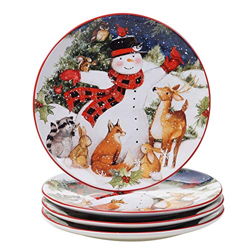 Magic of Christmas Snowman 16-Piece Dinnerware Set