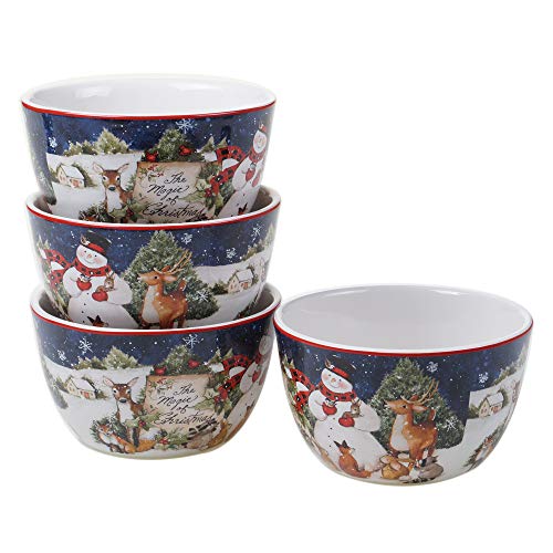 Magic of Christmas Snowman 16-Piece Dinnerware Set